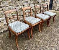 Set of 4 Regency Rosewood Sabre Leg Dining Chairs (5 of 15) Set of 4 Regency Rosewood Sabre Leg Dining Chairs (5 of 15)