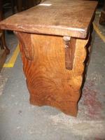 Solid Elm Church Stool (3 of 3) Solid Elm Church Stool (3 of 3)