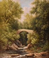 Oil Painting by William Ward Gill “A North Wales Bridge” (2 of 5) Oil Painting by William Ward Gill “A North Wales Bridge” (2 of 5)