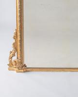 Very Large English Victorian Gilt Archtop Overmantle Mirror (4 of 8) Very Large English Victorian Gilt Archtop Overmantle Mirror (4 of 8)