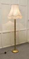 Chunky Brass Column Floor Lamp, Brass Standard Lamp (2 of 5) Chunky Brass Column Floor Lamp, Brass Standard Lamp (2 of 5)