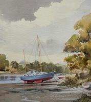 Superb Quality 20th Century Vintage Boats Estuary Seascape Watercolour Painting (6 of 11) Superb Quality 20th Century Vintage Boats Estuary Seascape Watercolour Painting (6 of 11)