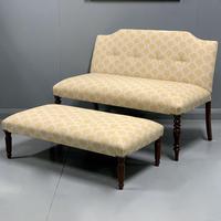 Regency window seat and matching stool (7 of 9) Regency window seat and matching stool (7 of 9)