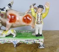 Rare Bull Baiting Staffordshire Figure Obadiah Sherratt (7 of 11) Rare Bull Baiting Staffordshire Figure Obadiah Sherratt (7 of 11)