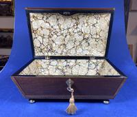 Regency Sarcophagus Mahogany Box with Shell Inlay. (3 of 12) Regency Sarcophagus Mahogany Box with Shell Inlay. (3 of 12)