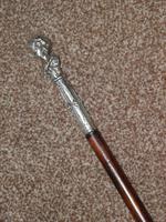 Antique Ladies Dress Cane Featuring Silver Plated Ladies Bust & Head Handle Top (3 of 11) Antique Ladies Dress Cane Featuring Silver Plated Ladies Bust & Head Handle Top (3 of 11)
