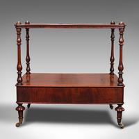 Antique Two Tier Side Table, Mahogany Whatnot, Regency Canterbury, Display Stand (6 of 12) Antique Two Tier Side Table, Mahogany Whatnot, Regency Canterbury, Display Stand (6 of 12)