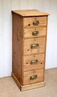 Tall Slim Pine Chest of Drawers (6 of 10) Tall Slim Pine Chest of Drawers (6 of 10)