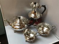 Solid Silver Edwardian Tea Set (3 of 9) Solid Silver Edwardian Tea Set (3 of 9)