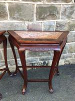 Pair of Oriental Chinese Marble Top Console Tables (3 of 12) Pair of Oriental Chinese Marble Top Console Tables (3 of 12)