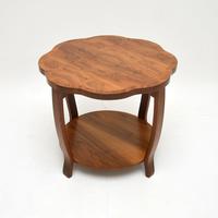 Art Deco Figured Walnut Occasional / Coffee Table