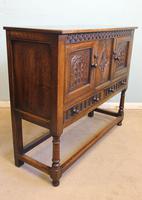 Antique Carved Oak Cupboard Side Table (10 of 14) Antique Carved Oak Cupboard Side Table (10 of 14)