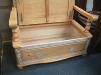 Painted Carved Bench with Under Storage (2 of 2) Painted Carved Bench with Under Storage (2 of 2)