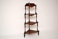 Antique Victorian Walnut Inlaid Corner Whatnot (2 of 15) Antique Victorian Walnut Inlaid Corner Whatnot (2 of 15)