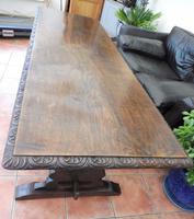 Country Oak Tefectory Table 7 foot long 1880 (3 of 10) Country Oak Tefectory Table 7 foot long 1880 (3 of 10)