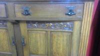 Oak Mirrored Back Sideboard (3 of 3) Oak Mirrored Back Sideboard (3 of 3)