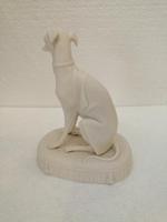Rare 19th Century Parian Figure of a Seated Greyhound (2 of 6) Rare 19th Century Parian Figure of a Seated Greyhound (2 of 6)