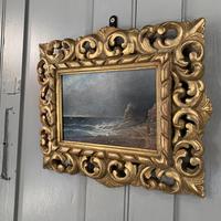 Antique oil painting seascape coastal scene of St Owens Ouens Bay Jersey (4 of 10) Antique oil painting seascape coastal scene of St Owens Ouens Bay Jersey (4 of 10)