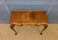 Serpentine Fronted Queen Anne Style Burr Walnut Side Table (9 of 16) Serpentine Fronted Queen Anne Style Burr Walnut Side Table (9 of 16)