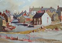 Original Vintage North Wales Coastal Village Landscape Watercolour Painting (3 of 12) Original Vintage North Wales Coastal Village Landscape Watercolour Painting (3 of 12)