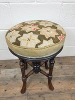 Antique Victorian Walnut Piano Stool with Adjustable Height (2 of 11) Antique Victorian Walnut Piano Stool with Adjustable Height (2 of 11)