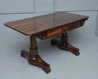 Stunning William IV Rosewood Library / Writing Table (11 of 22) Stunning William IV Rosewood Library / Writing Table (11 of 22)