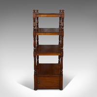 Antique Whatnot, English, Mahogany, Four Tier, Display Stand, Victorian c.1850 (5 of 12) Antique Whatnot, English, Mahogany, Four Tier, Display Stand, Victorian c.1850 (5 of 12)