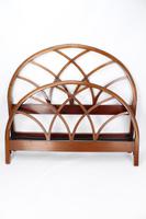 Heals Style Art Deco Mahogany Double Bed