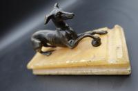 Early 20th Century Paperweight with a Well Modelled Figure of a Greyhound (4 of 6) Early 20th Century Paperweight with a Well Modelled Figure of a Greyhound (4 of 6)