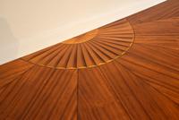 Demi Lune Console Table Sheraton Revival Sunburst Design (2 of 6) Demi Lune Console Table Sheraton Revival Sunburst Design (2 of 6)