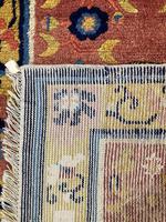 Antique Chinese Ningxia Rug 1.59m x 0.74m (9 of 9) Antique Chinese Ningxia Rug 1.59m x 0.74m (9 of 9)
