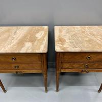 Set of 4 French Marble Top Side Tables (5 of 11) Set of 4 French Marble Top Side Tables (5 of 11)