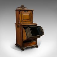 Antique Purdonium, English, Walnut, Fireside Bin, Cabinet, Victorian c.1890 (8 of 10) Antique Purdonium, English, Walnut, Fireside Bin, Cabinet, Victorian c.1890 (8 of 10)