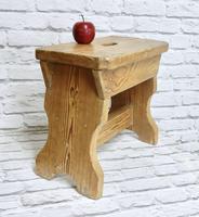 Slab Sided Country Pine Stool (2 of 5) Slab Sided Country Pine Stool (2 of 5)