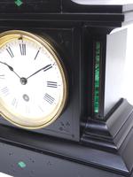 Amazing French Slate Mantel Clock Timepiece Mantle Clock with Machilite Inlay (7 of 11) Amazing French Slate Mantel Clock Timepiece Mantle Clock with Machilite Inlay (7 of 11)