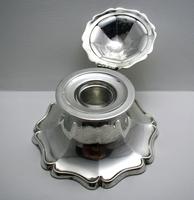 Superb Large 1915 Solid Sterling Silver Antique Capstan Inkwell, Martin Hall & Co. English Hallmarked (4 of 12) Superb Large 1915 Solid Sterling Silver Antique Capstan Inkwell, Martin Hall & Co. English Hallmarked (4 of 12)