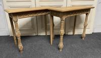 Pair of Bleached Oak Console Tables (11 of 16) Pair of Bleached Oak Console Tables (11 of 16)