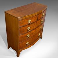 Antique Bow Front Chest of Drawers, English, Mahogany, Tallboy, Victorian, 1870 (5 of 12) Antique Bow Front Chest of Drawers, English, Mahogany, Tallboy, Victorian, 1870 (5 of 12)