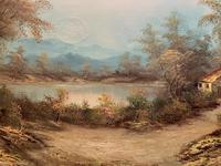 Large Fabulous 20th Century Vintage British Autumn Country Landscape Oil Painting (6 of 12) Large Fabulous 20th Century Vintage British Autumn Country Landscape Oil Painting (6 of 12)