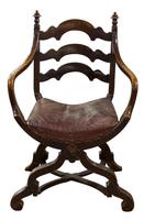 Pair of Ebonised Oak Elbow Chairs (3 of 12) Pair of Ebonised Oak Elbow Chairs (3 of 12)
