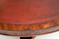 Antique William IV Rosewood Leather Top Drum, Dining or Centre Table (11 of 11) Antique William IV Rosewood Leather Top Drum, Dining or Centre Table (11 of 11)