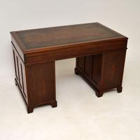 Georgian Style Mahogany Leather Top Pedestal Desk (6 of 12) Georgian Style Mahogany Leather Top Pedestal Desk (6 of 12)