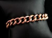 Antique 9ct Gold Curb Bracelet, Spinning Fobs (15 of 15) Antique 9ct Gold Curb Bracelet, Spinning Fobs (15 of 15)
