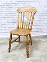 Set of 4 Golden Coloured Lathback Kitchen Chairs (5 of 5) Set of 4 Golden Coloured Lathback Kitchen Chairs (5 of 5)