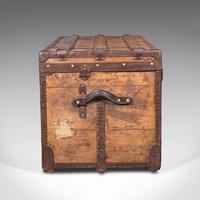 Large Antique Steamer Trunk, English, Pine, Travel, Shipping Chest, Victorian (5 of 12) Large Antique Steamer Trunk, English, Pine, Travel, Shipping Chest, Victorian (5 of 12)