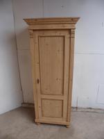 Wide Antique Pine 1 Door Multi Functional Storage Cupboard to wax / paint (8 of 8) Wide Antique Pine 1 Door Multi Functional Storage Cupboard to wax / paint (8 of 8)