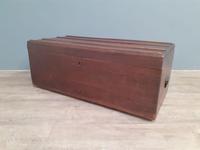 Early 20th Century teak travelling trunk (5 of 5) Early 20th Century teak travelling trunk (5 of 5)