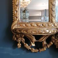 Antique Regency style triple fronted Giltwood Mirror with shelf (9 of 9) Antique Regency style triple fronted Giltwood Mirror with shelf (9 of 9)