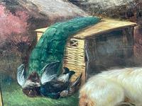 19th Century Oil Painting Sporting "Game Dogs" Signed Robert Cleminson (40 of 48) 19th Century Oil Painting Sporting "Game Dogs" Signed Robert Cleminson (40 of 48)