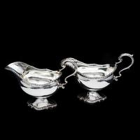 Pair of Georgian Solid Silver Pedestal Sauce Boats - William Collins 1774 (17 of 24) Pair of Georgian Solid Silver Pedestal Sauce Boats - William Collins 1774 (17 of 24)
